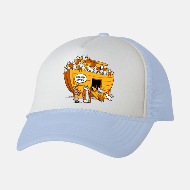 Noah's Ark Cat-unisex trucker hat-tobefonseca