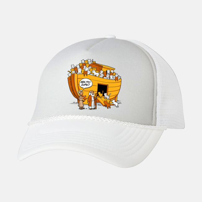 Noah's Ark Cat-unisex trucker hat-tobefonseca