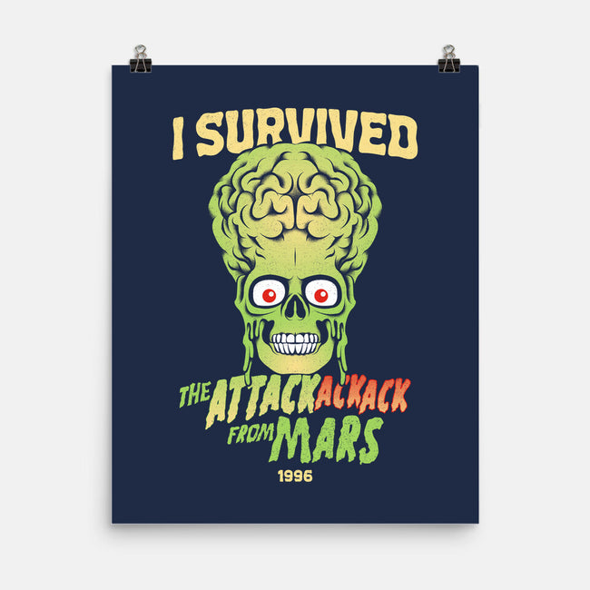 Attack Ack Ack Survivor-none matte poster-goodidearyan