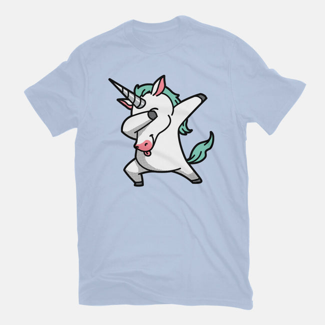 The Dabbing Unicorn-unisex basic tee-tobefonseca