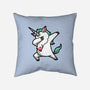 The Dabbing Unicorn-none removable cover w insert throw pillow-tobefonseca