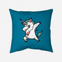 The Dabbing Unicorn-none removable cover w insert throw pillow-tobefonseca