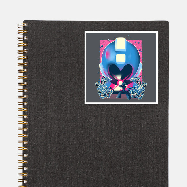 Megaman Memories-none glossy sticker-hypertwenty