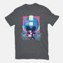 Megaman Memories-womens basic tee-hypertwenty