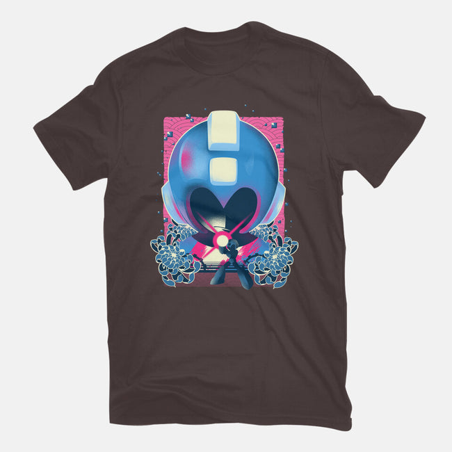 Megaman Memories-womens basic tee-hypertwenty