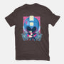Megaman Memories-womens basic tee-hypertwenty