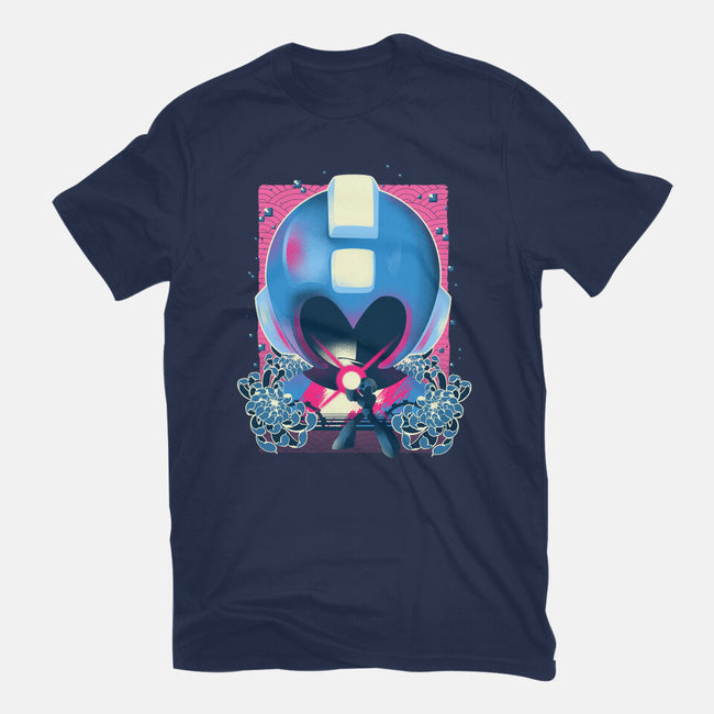 Megaman Memories-womens basic tee-hypertwenty