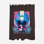Megaman Memories-none polyester shower curtain-hypertwenty