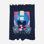 Megaman Memories-none polyester shower curtain-hypertwenty