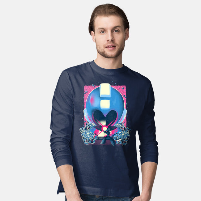 Megaman Memories-mens long sleeved tee-hypertwenty