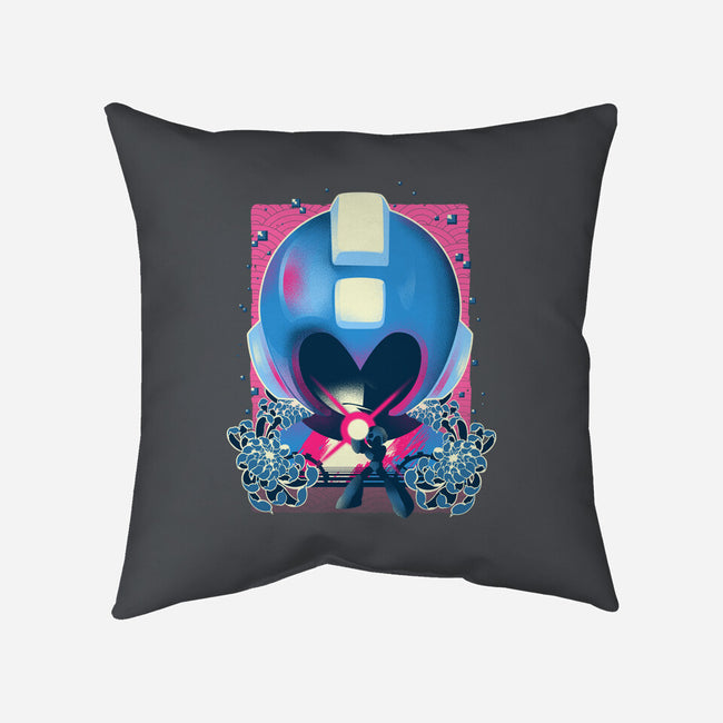 Megaman Memories-none removable cover w insert throw pillow-hypertwenty