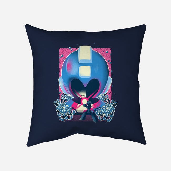 Megaman Memories-none removable cover w insert throw pillow-hypertwenty