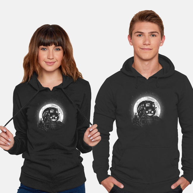 Moonlight Cat-unisex pullover sweatshirt-fanfreak1