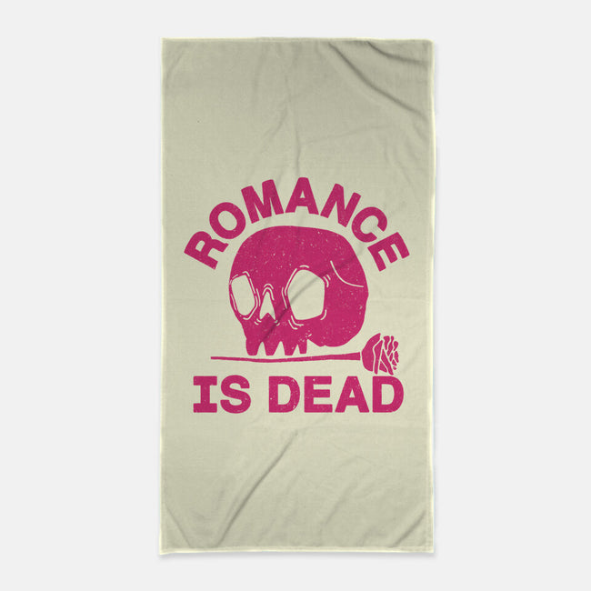 Romance Is Dead-none beach towel-fanfreak1