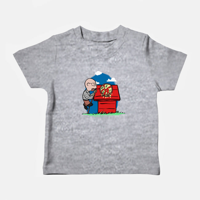 Rooftop Pizza-baby basic tee-fanfabio