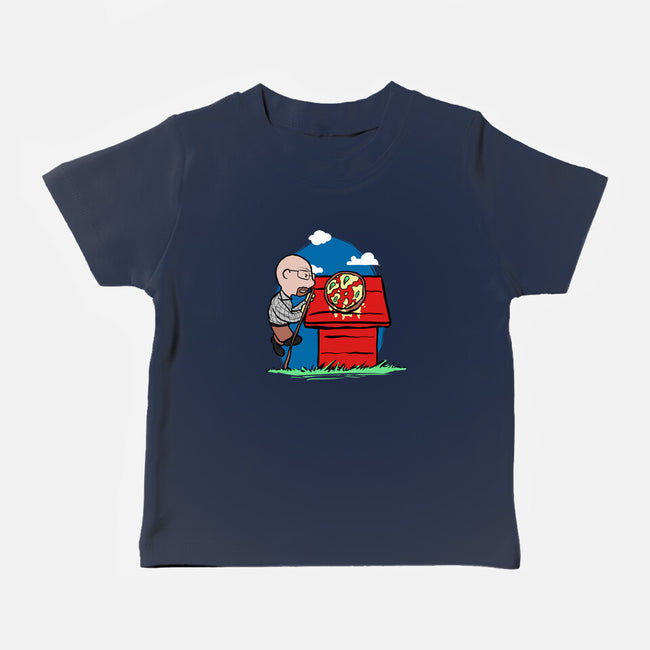 Rooftop Pizza-baby basic tee-fanfabio