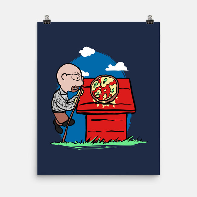 Rooftop Pizza-none matte poster-fanfabio