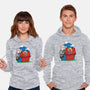 Rooftop Pizza-unisex pullover sweatshirt-fanfabio