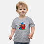 Rooftop Pizza-baby basic tee-fanfabio