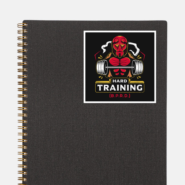 B.P.R.D. Fitness-none glossy sticker-Logozaste