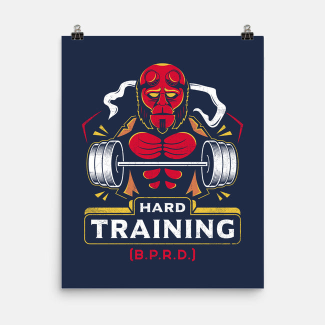 B.P.R.D. Fitness-none matte poster-Logozaste