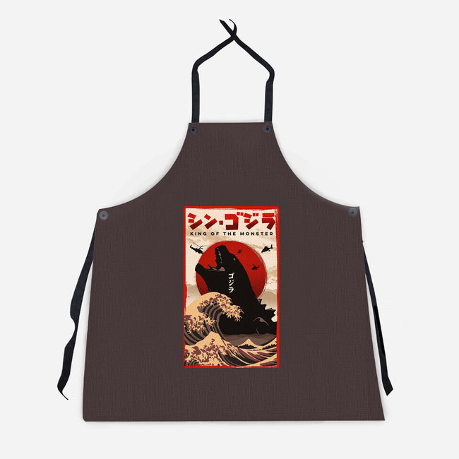 King Of The Monster-unisex kitchen apron-hirolabs
