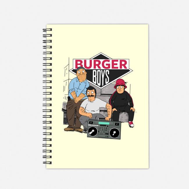 Burger Boys-none dot grid notebook-SeamusAran