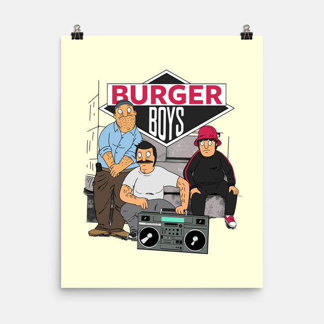 Burger Boys-none matte poster-SeamusAran