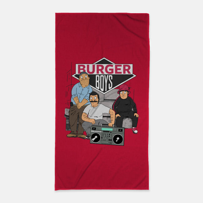 Burger Boys-none beach towel-SeamusAran