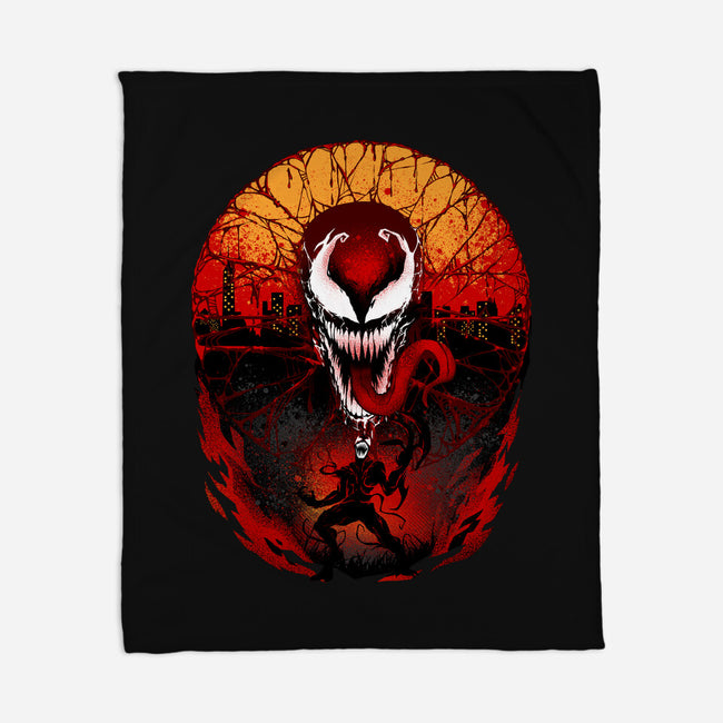 Attack Of The Carnage-none fleece blanket-hypertwenty