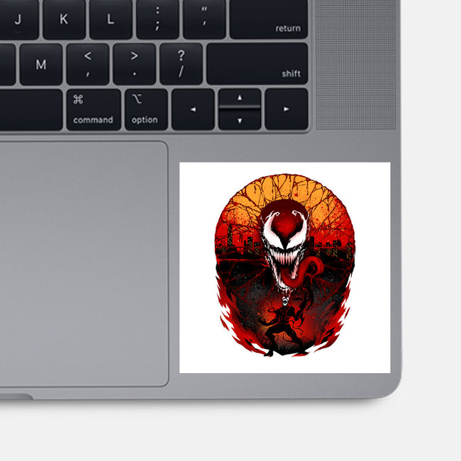 Attack Of The Carnage-none glossy sticker-hypertwenty