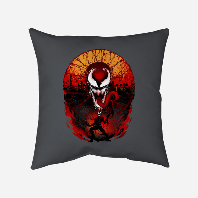 Attack Of The Carnage-none removable cover w insert throw pillow-hypertwenty