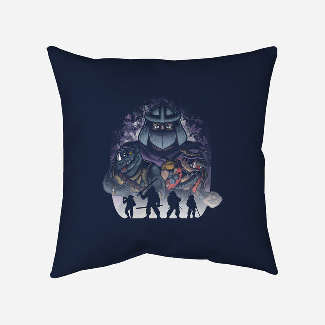 Ninjas Villains-none removable cover w insert throw pillow-trheewood