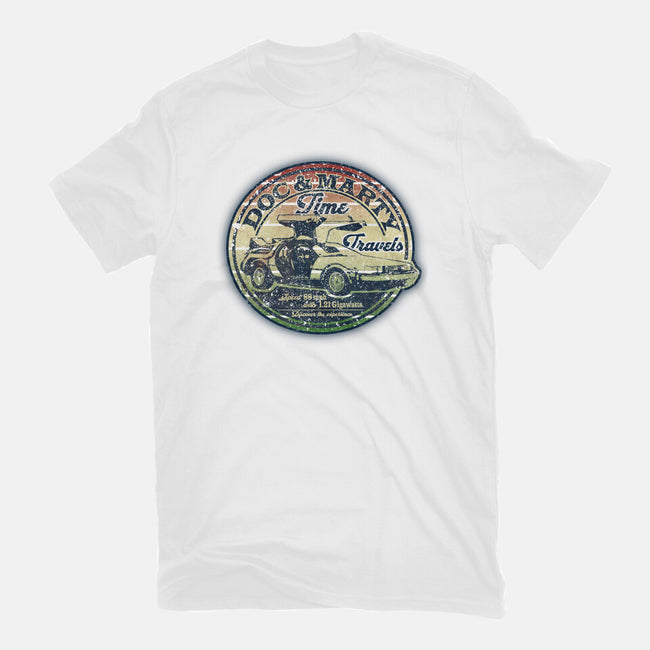 Time Travels-womens basic tee-NMdesign