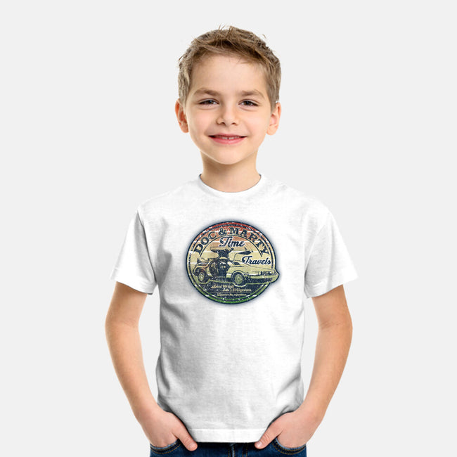 Time Travels-youth basic tee-NMdesign