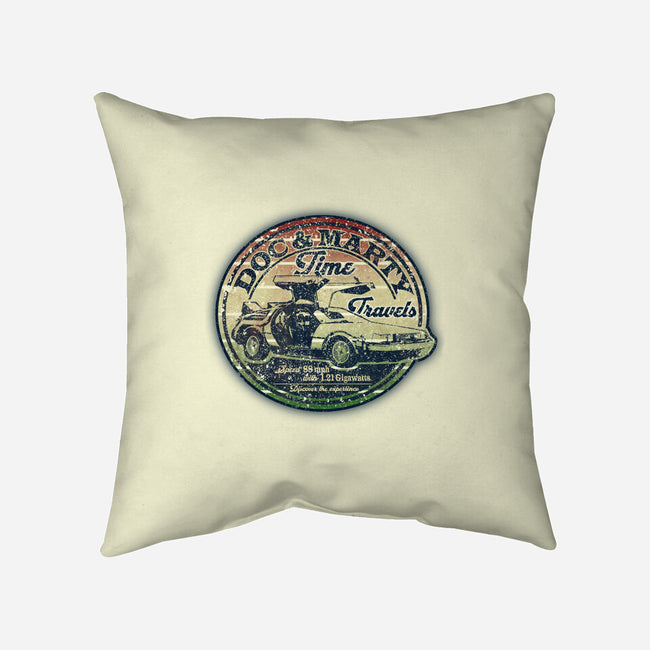 Time Travels-none removable cover w insert throw pillow-NMdesign