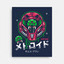 Larva Helmet-none stretched canvas-Logozaste