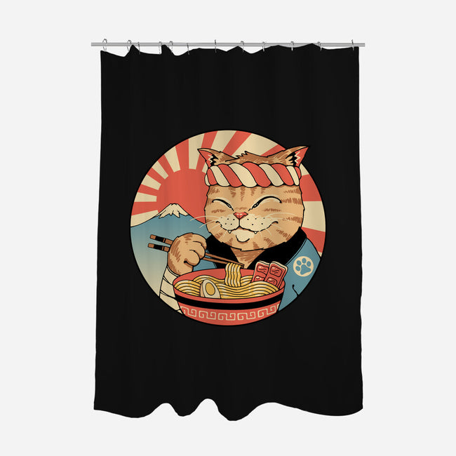 Catana Ramen-none polyester shower curtain-vp021