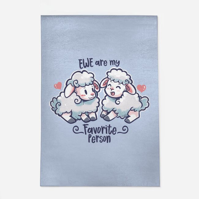 Ewe Are My Favorite Person-none outdoor rug-TechraNova