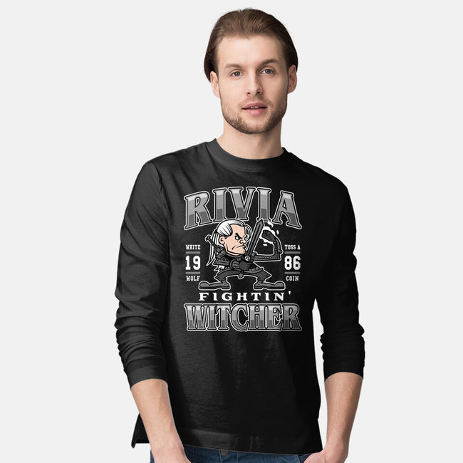 Fighting Witcher-mens long sleeved tee-Olipop