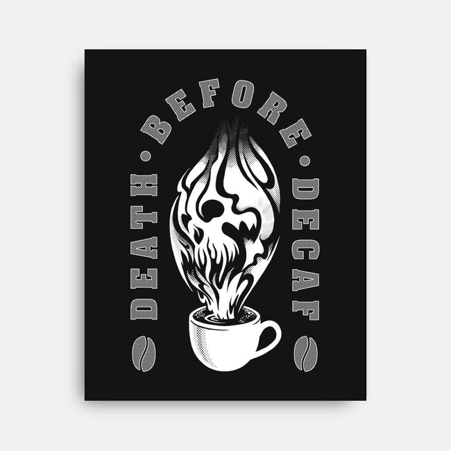 Death Before Decaf-none stretched canvas-DCLawrence