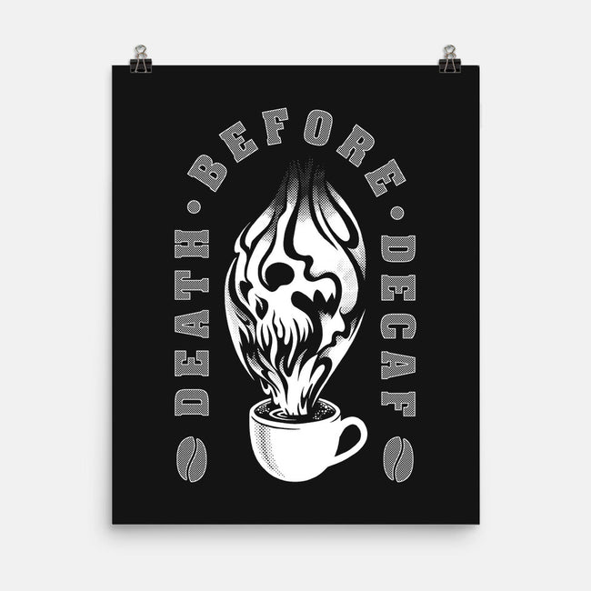 Death Before Decaf-none matte poster-DCLawrence