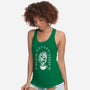 Death Before Decaf-womens racerback tank-DCLawrence