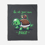 Go At Your Own Pace-none fleece blanket-TechraNova