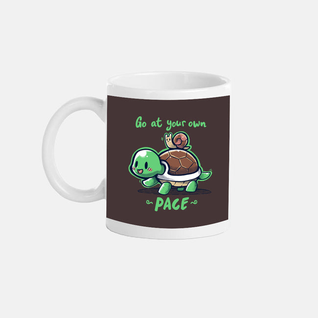 Go At Your Own Pace-none glossy mug-TechraNova