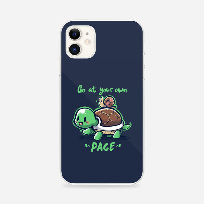 Go At Your Own Pace-iphone snap phone case-TechraNova