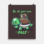Go At Your Own Pace-none matte poster-TechraNova