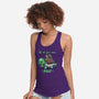 Go At Your Own Pace-womens racerback tank-TechraNova
