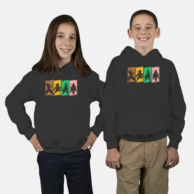 Anti Demon Squad-youth pullover sweatshirt-Rogelio