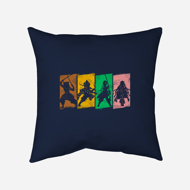 Anti Demon Squad-none removable cover w insert throw pillow-Rogelio